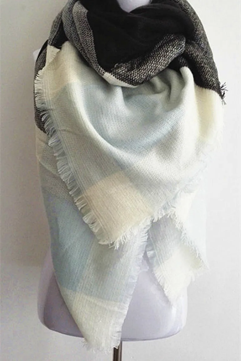 za winter scarf Tartan Scarf women desigual Plaid Scarf cuadros er Unisex Acrylic Basic Shawls warm bufandas