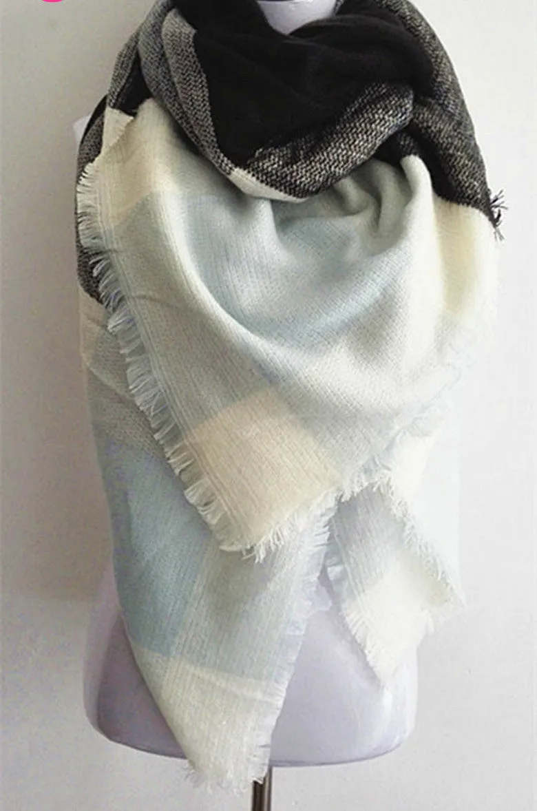 za winter scarf Tartan Scarf women desigual Plaid Scarf cuadros er Unisex Acrylic Basic Shawls warm bufandas