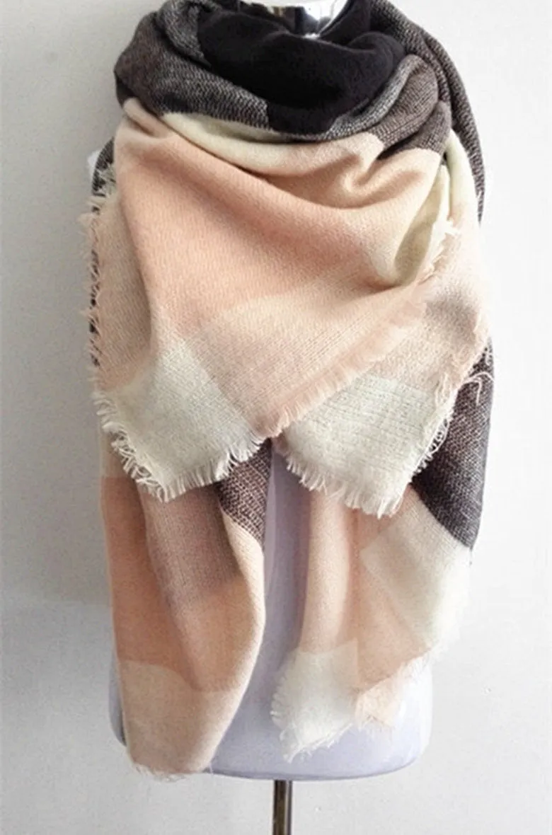 za winter scarf Tartan Scarf women desigual Plaid Scarf cuadros er Unisex Acrylic Basic Shawls warm bufandas