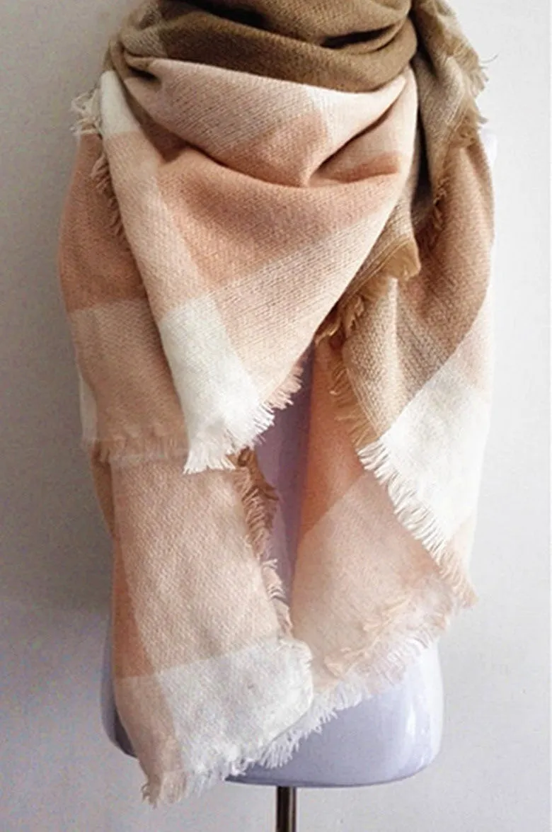 za winter scarf Tartan Scarf women desigual Plaid Scarf cuadros er Unisex Acrylic Basic Shawls warm bufandas