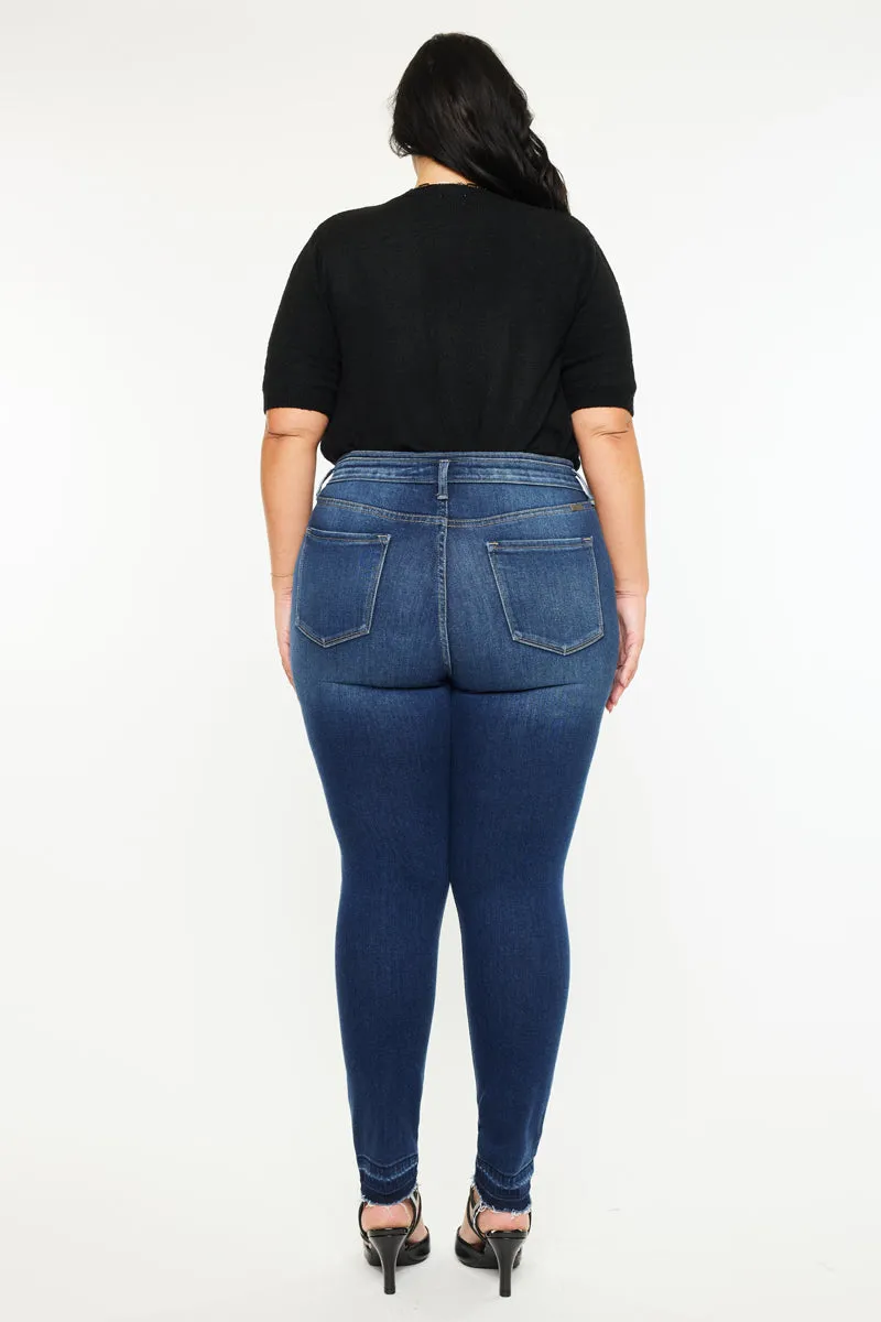 Zoe High Rise Ankle Skinny Jeans (Plus Size)